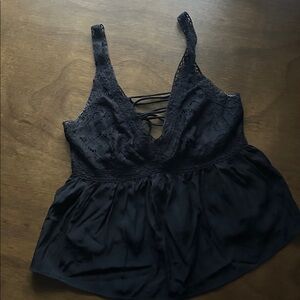 Black Lace Top